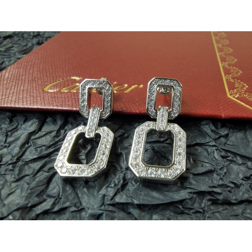 Replica Cartier Earrings For Women #1071862 $34.00 USD for Wholesale