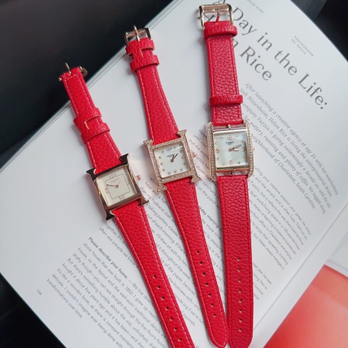Replica Hermes Watches For Women #1071910 $36.00 USD for Wholesale