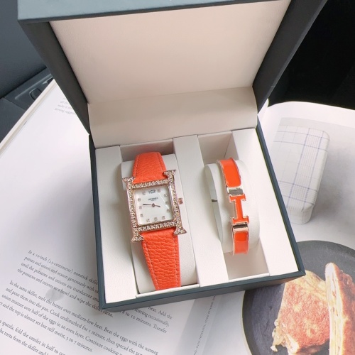 Replica Hermes Watches For Women #1071913 $36.00 USD for Wholesale