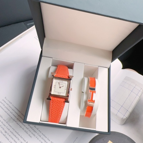 Replica Hermes Watches For Women #1071915 $36.00 USD for Wholesale