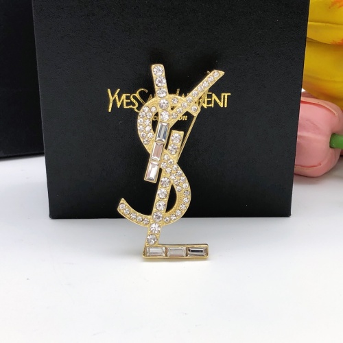 Yves Saint Laurent Brooches For Women #1072254 $29.00 USD, Wholesale Replica Yves Saint Laurent Brooches