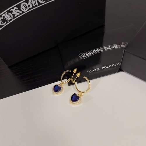 Replica Chrome Hearts Earrings For Women #1072587 $38.00 USD for Wholesale