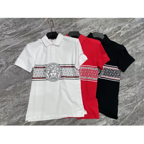 Replica Versace T-Shirts Short Sleeved For Men #1072661 $39.00 USD for Wholesale