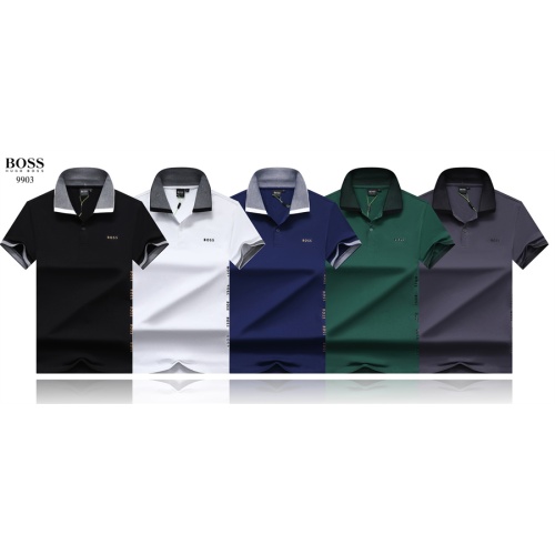 Replica Boss T-Shirts Short Sleeved For Men #1072679 $29.00 USD for Wholesale