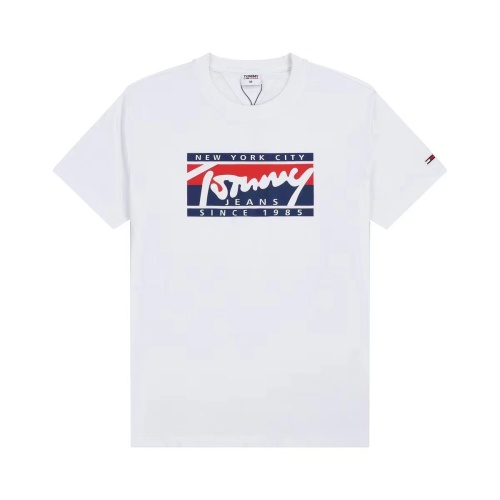 Tommy Hilfiger TH T-Shirts Short Sleeved For Unisex #1072828 $27.00 USD, Wholesale Replica Tommy Hilfiger TH T-Shirts