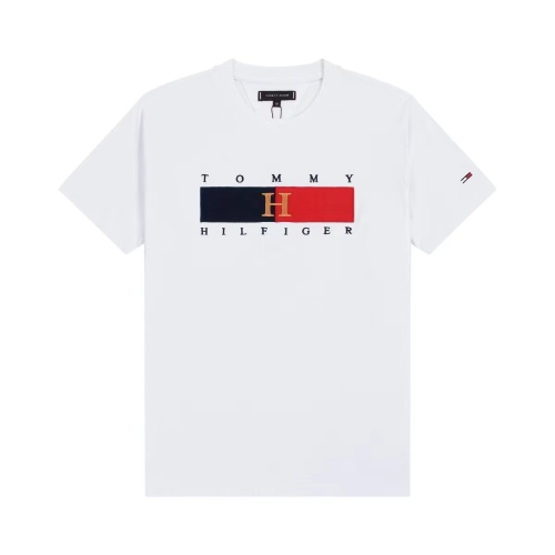 Tommy Hilfiger TH T-Shirts Short Sleeved For Unisex #1072833 $27.00 USD, Wholesale Replica Tommy Hilfiger TH T-Shirts