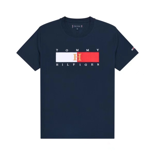 Tommy Hilfiger TH T-Shirts Short Sleeved For Unisex #1072834 $27.00 USD, Wholesale Replica Tommy Hilfiger TH T-Shirts