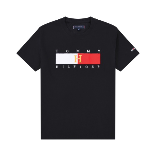 Tommy Hilfiger TH T-Shirts Short Sleeved For Unisex #1072835 $27.00 USD, Wholesale Replica Tommy Hilfiger TH T-Shirts