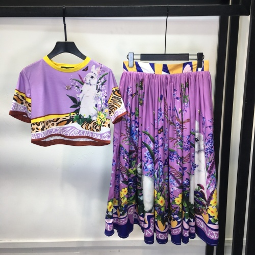 Dolce & Gabbana D&G Tracksuits Short Sleeved For Women #1072894