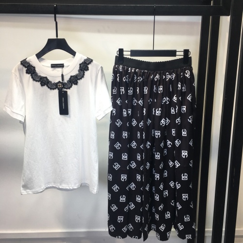 Dolce & Gabbana D&G Tracksuits Short Sleeved For Women #1072905