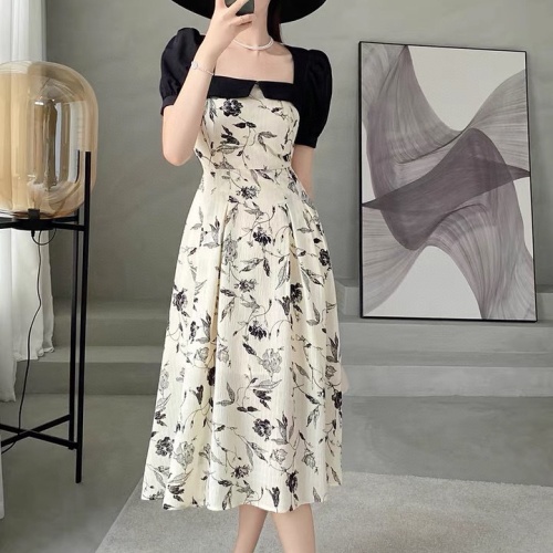 Valentino Dresses Short Sleeved For Women #1072959 $96.00 USD, Wholesale Replica Valentino Dresses