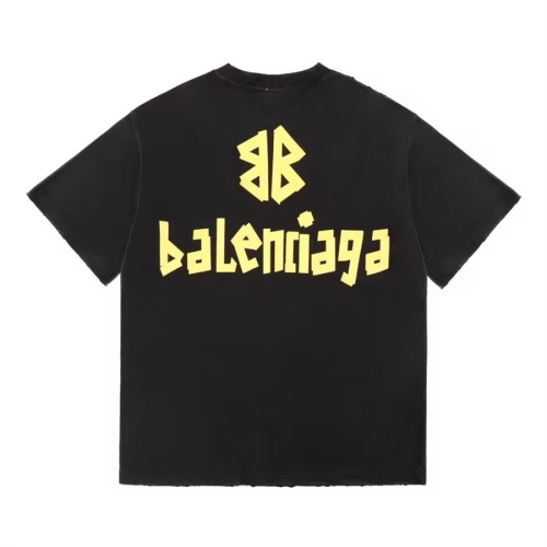 Replica Balenciaga T-Shirts Short Sleeved For Unisex #1073086 $45.00 USD for Wholesale