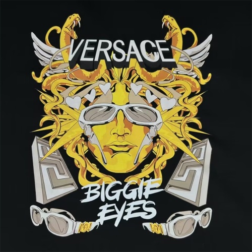 Replica Versace T-Shirts Short Sleeved For Unisex #1073133 $42.00 USD for Wholesale