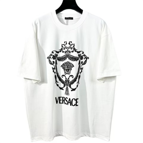 Versace T-Shirts Short Sleeved For Unisex #1073136 $42.00 USD, Wholesale Replica Versace T-Shirts