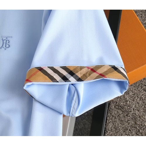 Replica Burberry Shirts Short Sleeved For Men #1073236 $38.00 USD for Wholesale