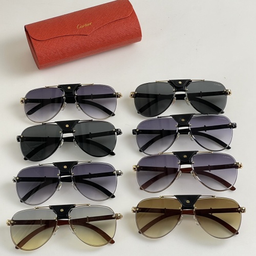 Replica Cartier AAA Quality Sunglassess #1073467 $60.00 USD for Wholesale