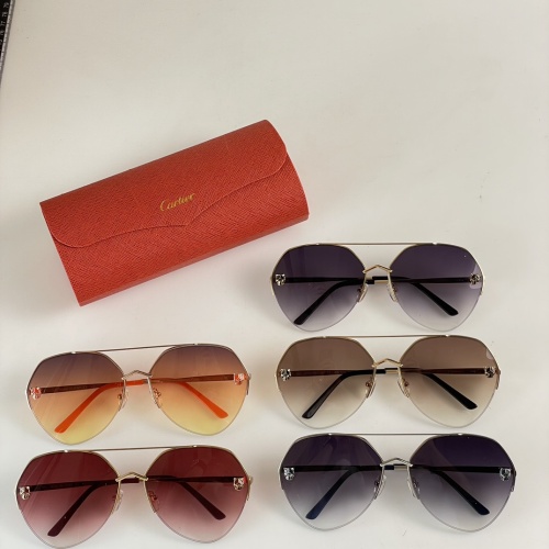 Replica Cartier AAA Quality Sunglassess #1073481 $68.00 USD for Wholesale