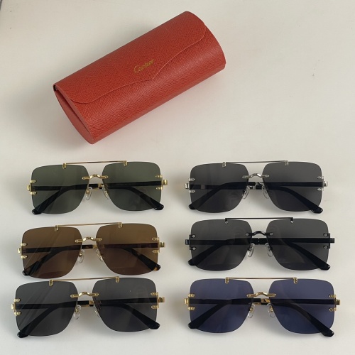 Replica Cartier AAA Quality Sunglassess #1073495 $72.00 USD for Wholesale