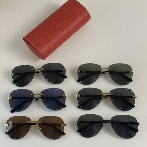 Replica Cartier AAA Quality Sunglassess #1073503 $72.00 USD for Wholesale