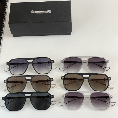 Replica Chrome Hearts AAA Quality Sunglasses #1073672 $68.00 USD for Wholesale