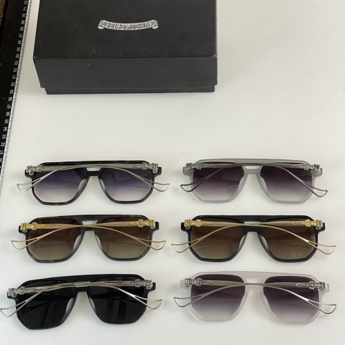 Replica Chrome Hearts AAA Quality Sunglasses #1073672 $68.00 USD for Wholesale