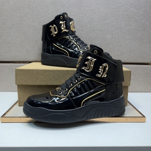 Philipp Plein PP High Tops Shoes For Men #1073926 $130.00 USD, Wholesale Replica Philipp Plein PP High Tops Shoes