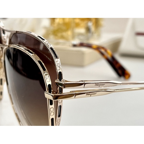 Replica Salvatore Ferragamo AAA Quality Sunglasses #1074126 $45.00 USD for Wholesale