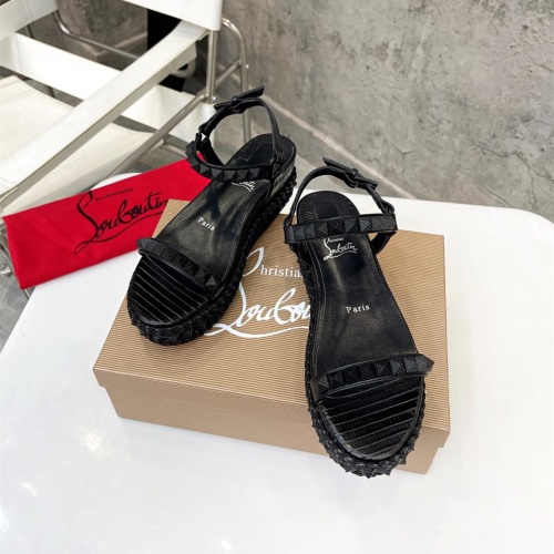 Replica Christian Louboutin Sandal For Women #1074436 $98.00 USD for Wholesale
