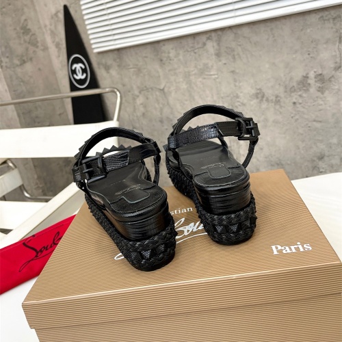 Replica Christian Louboutin Sandal For Women #1074436 $98.00 USD for Wholesale