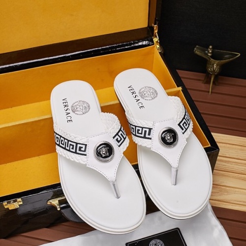 Versace Slippers For Men #1074439 $56.00 USD, Wholesale Replica Versace Slippers