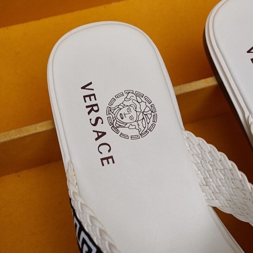 Replica Versace Slippers For Men #1074439 $56.00 USD for Wholesale