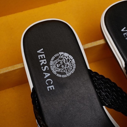 Replica Versace Slippers For Men #1074440 $56.00 USD for Wholesale