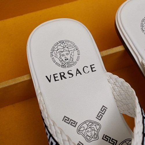Replica Versace Slippers For Men #1074441 $56.00 USD for Wholesale