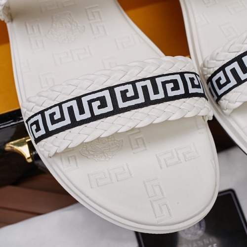 Replica Versace Slippers For Men #1074443 $56.00 USD for Wholesale