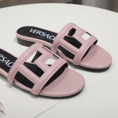 Replica Versace Slippers For Women #1074565 $80.00 USD for Wholesale