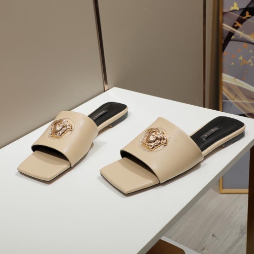 Versace Slippers For Women #1074577 $68.00 USD, Wholesale Replica Versace Slippers