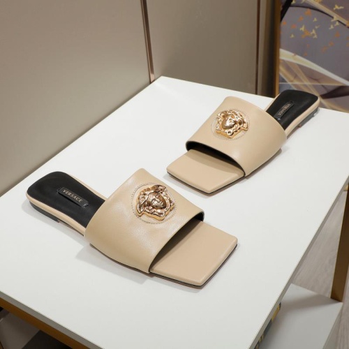 Replica Versace Slippers For Women #1074577 $68.00 USD for Wholesale