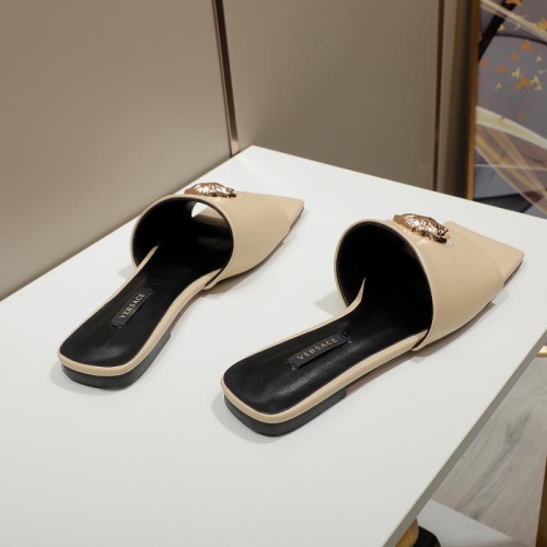 Replica Versace Slippers For Women #1074577 $68.00 USD for Wholesale