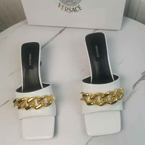 Replica Versace Slippers For Women #1074583 $85.00 USD for Wholesale