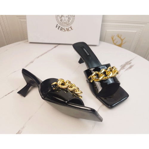 Replica Versace Slippers For Women #1074584 $85.00 USD for Wholesale