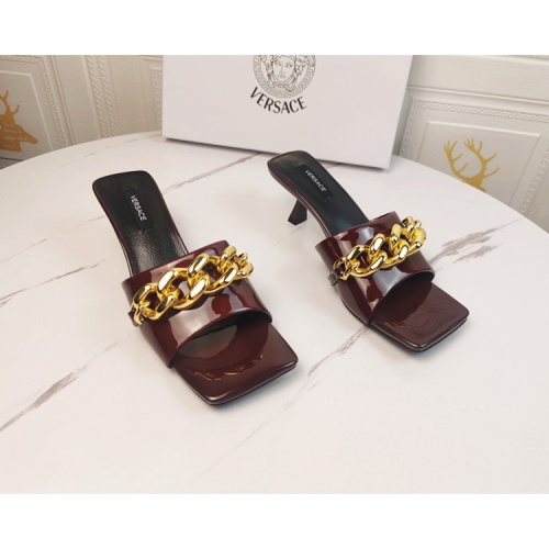 Replica Versace Slippers For Women #1074585 $85.00 USD for Wholesale