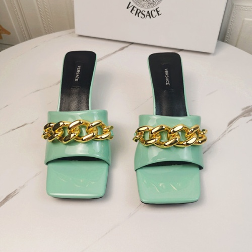 Replica Versace Slippers For Women #1074587 $85.00 USD for Wholesale