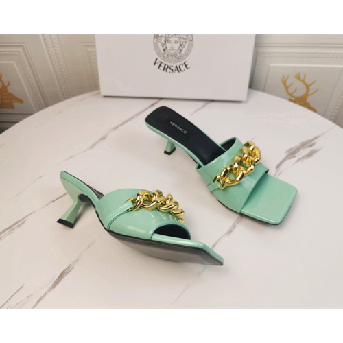 Replica Versace Slippers For Women #1074587 $85.00 USD for Wholesale