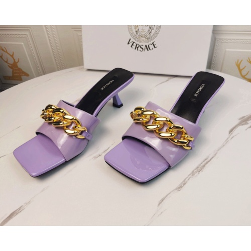 Versace Slippers For Women #1074588 $85.00 USD, Wholesale Replica Versace Slippers