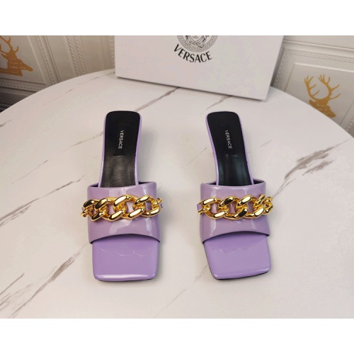 Replica Versace Slippers For Women #1074588 $85.00 USD for Wholesale