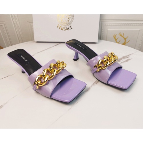 Replica Versace Slippers For Women #1074588 $85.00 USD for Wholesale