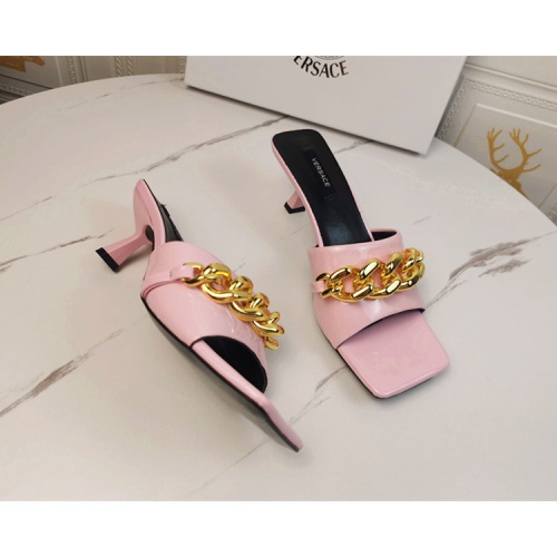 Replica Versace Slippers For Women #1074589 $85.00 USD for Wholesale