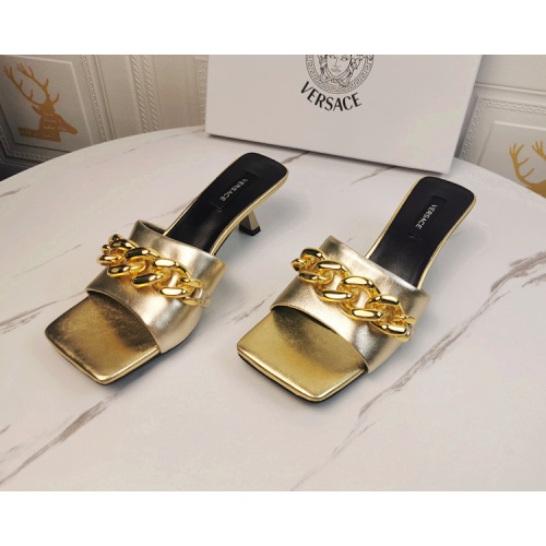 Versace Slippers For Women #1074591 $85.00 USD, Wholesale Replica Versace Slippers