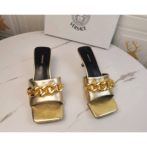 Replica Versace Slippers For Women #1074591 $85.00 USD for Wholesale