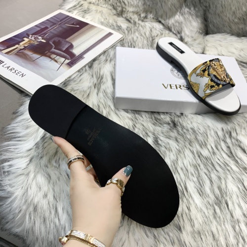 Replica Versace Slippers For Women #1074597 $80.00 USD for Wholesale
